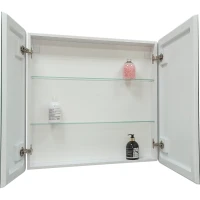 Зеркальный шкаф MIXLINE Сканди 800х800 (ШВ) 2 створки, универ. датчик движения,свет. подсветка