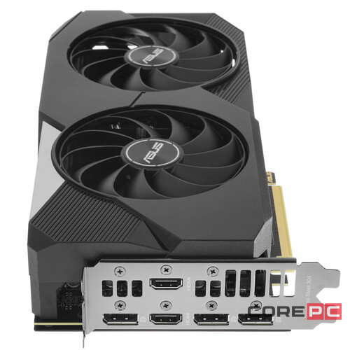 Видеокарта ASUS (DUAL-RTX3070-O8G-V2) GeForce RTX 3070 8GB DUAL OC V2 90YV0FQC-M0NA00