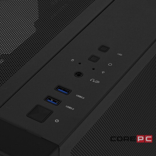 Компьютерный корпус 1STPLAYER STEAM PUNK SP6 TG Black (SP6-G-BK)