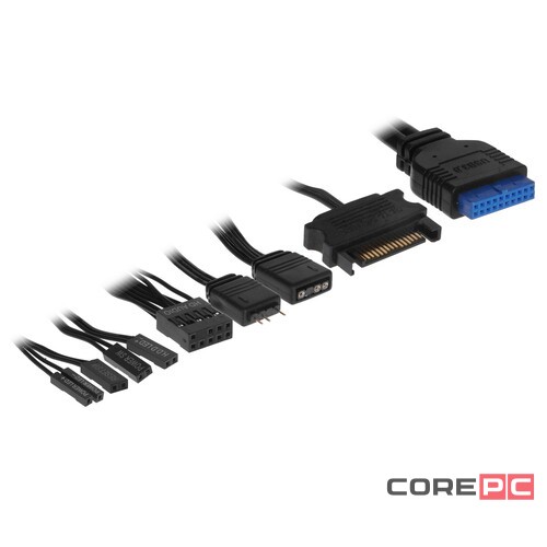 Компьютерный корпус 1STPLAYER STEAM PUNK SP6 TG Black (SP6-G-BK)