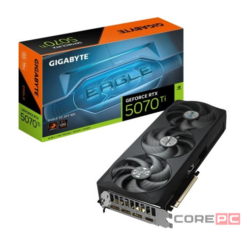 Видеокарта Gigabyte (GV-N507TEAGLE OC-16GD) GeForce RTX 5070 Ti 16GB EAGLE SFF OC