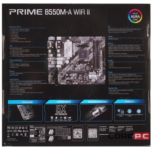 Материнская плата ASUS PRIME B550M-A WIFI II 90MB19X0-M0EAY0