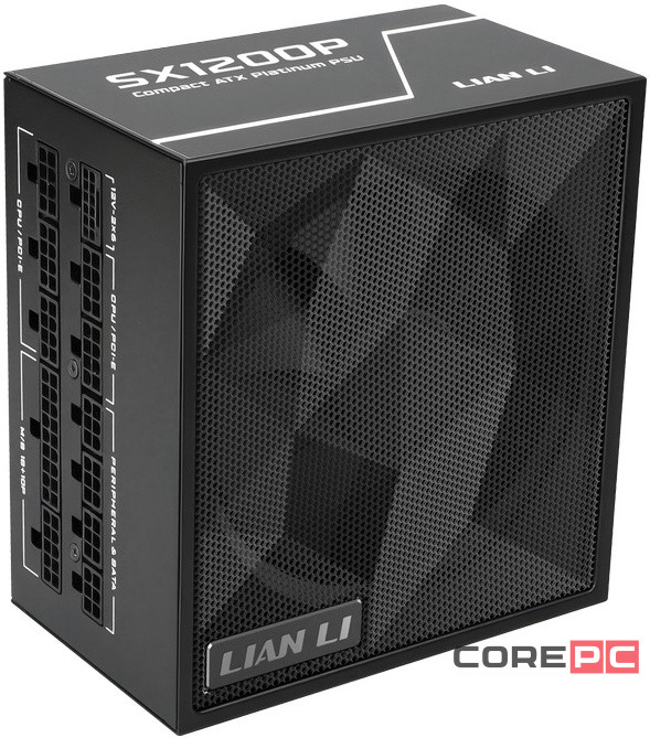Блок питания Lian Li 1200W SX1200P Black (G9P.SX1200P.B000.RU) 16 Pin (PCIe 5.1 Connector Cable Details)