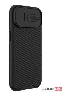 Чехол-накладка Nillkin CamShield Pro для iPhone 16 Plus пластиковый (черный)