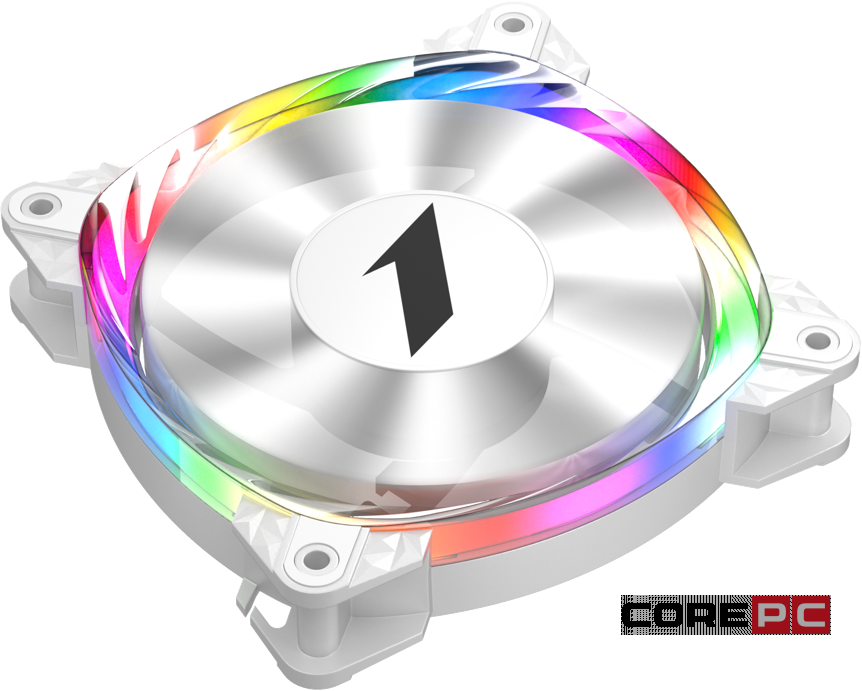 Вентилятор для корпуса 1STPLAYER FS7 ARGB White (FS7-WH)