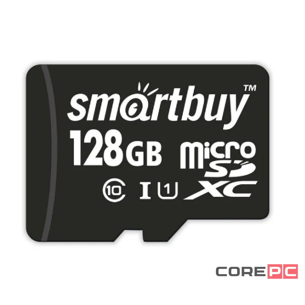 micro SDXC карта памяти Smartbuy 128GB Class 10 UHS-1 (без адаптера)