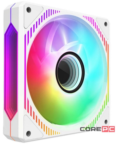 Вентилятор для корпуса ALSEYE ARGB White Mirror-W-P