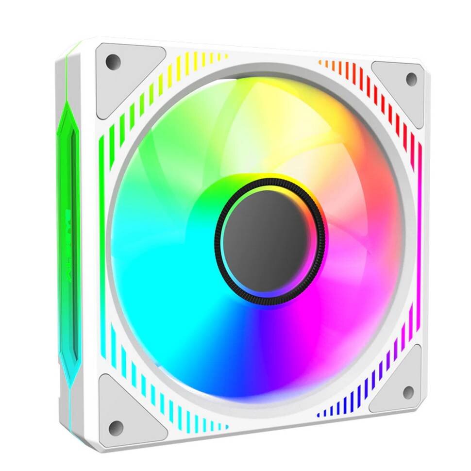 Вентилятор для корпуса ALSEYE ARGB White Mirror-W-P