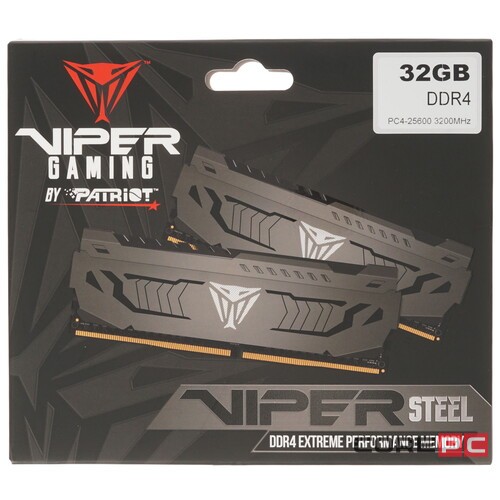 Оперативная память 32 GB 3200 MHz PATRIOT VIPER STEEL (PVS432G320C6K)