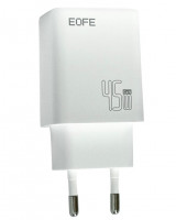 Сетевое зарядное устройство EOFE E402 1C/1USB 45W белое
