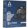 Вентилятор для корпуса Arctic Cooling P12 Black/Black ACFAN00119A PWM