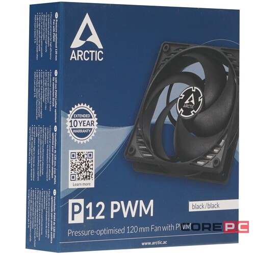 Вентилятор для корпуса Arctic Cooling P12 Black/Black ACFAN00119A PWM