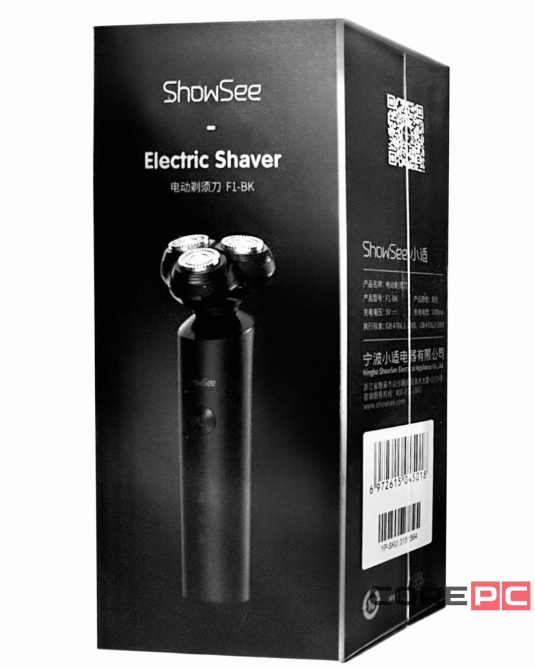 Электробритва Xiaomi Showsee Electric Shaver F1 F1-BK/F1-B черная