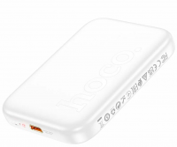 Powerbank с беспроводной зарядкой Hoco J117 Magnetic Wireless 5000mAh 20W белый