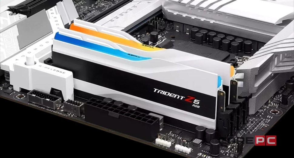 Оперативная память 64 Gb 6000 MHz G.Skill TRIDENT Z5 RGB White (F5-6000J3636F32GX2-TZ5RW)