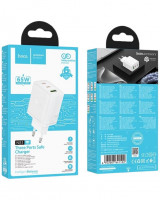 Сетевое зар. устр. Hoco N51 1USB/2С 65W белое