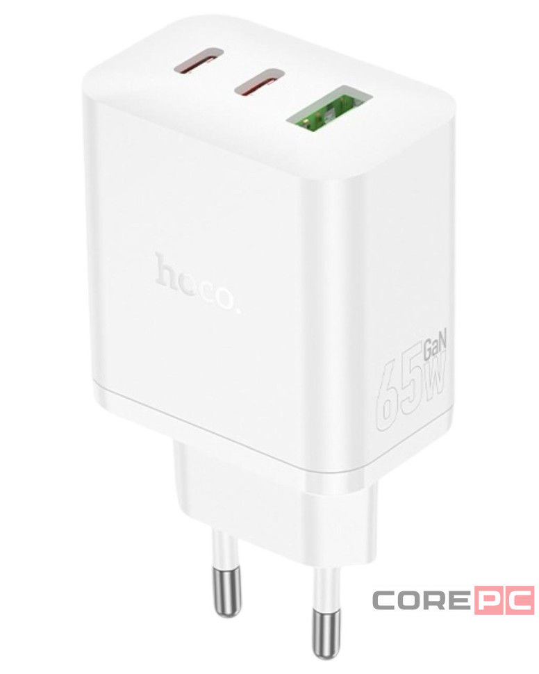 Сетевое зар. устр. Hoco N51 1USB/2С 65W белое