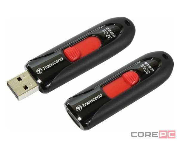 USB флеш накопитель Transcend 32GB JetFlash 590 черный
