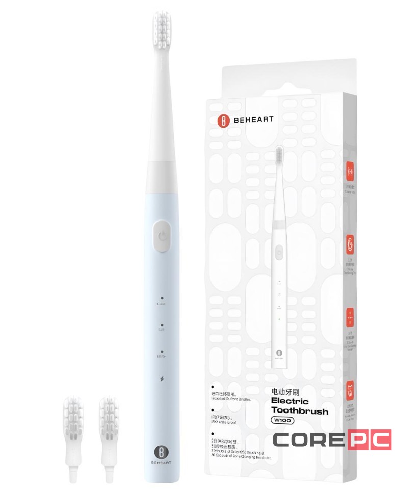 Зубная щетка электрическая Beheart W100 синяя