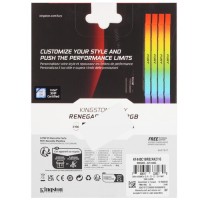 Оперативная память 16 Gb 4000 MHz Kingston FURY Renegade RGB Black (KF440C19RB2AK2/16)