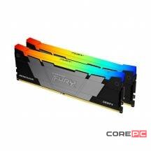 Оперативная память 16 Gb 4000 MHz Kingston FURY Renegade RGB Black (KF440C19RB2AK2/16)