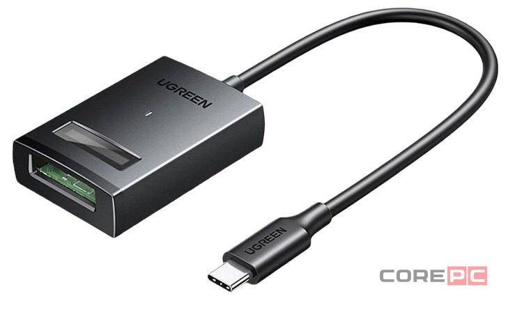 OTG Ugreen CM641 USB-C на M.2 NVMe 10Gbps серый