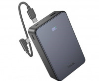 Powerbank Hoco J170A 20000mAh 1USB/2С 22.5W+PD20W с кабелем Type-C серый