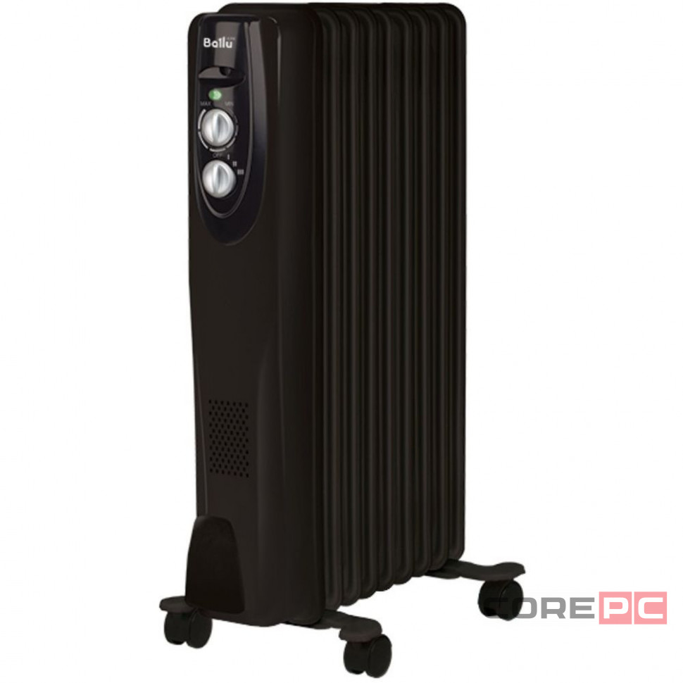 Масляный радиатор Ballu Classic black BOH/CL-09BRN 2000 (9 секций)