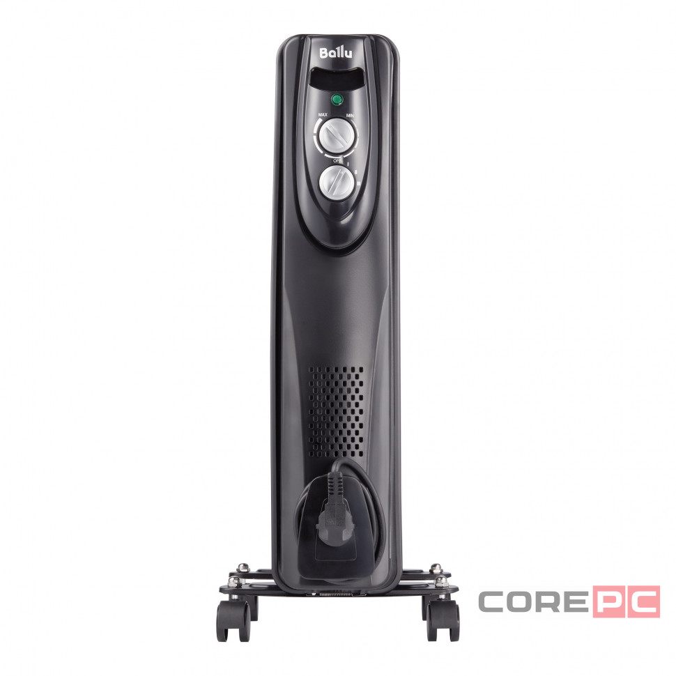 Масляный радиатор Ballu Classic black BOH/CL-09BRN 2000 (9 секций)
