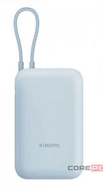 Портативный внешний аккумулятор Xiaomi Mi Power Bank Pocket 10000 mAh/кабель Type-C (P15ZM) (голубой)