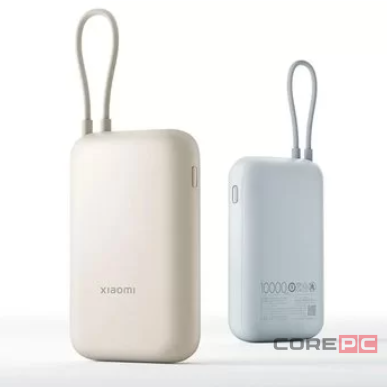 Портативный внешний аккумулятор Xiaomi Mi Power Bank Pocket 10000 mAh/кабель Type-C (P15ZM) (голубой)