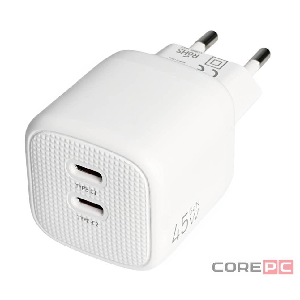 Сетевое зар. устр. Keephone Speedy 2C Gan 45W белое