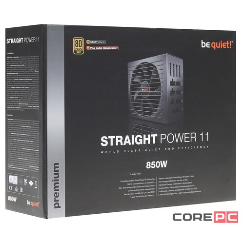 Блок питания Be Quiet! 850W STRAIGHT POWER 11 BN284