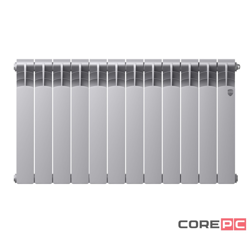 Радиатор Royal Thermo Revolution Bimetall 500 2.0/Silver Satin - 12 секц.
