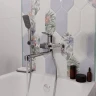 Смеситель для ванны и раковины MIXLINE МЛ24-02/ML24-02, рычажное управление, цвет хром
