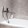 Смеситель для ванны и раковины MIXLINE МЛ14-02 ГРАФИТ, рычажное управление, цвет графит