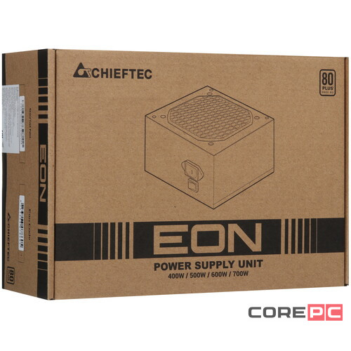 Блок питания Chieftec 400W Eon Black (ZPU-400S)