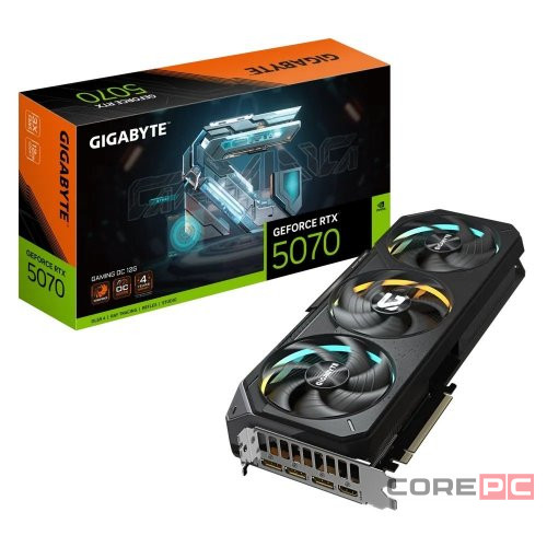 Видеокарта Gigabyte (GV-N5070GAMING OC-12GD) GeForce RTX 5070 12GB GAMING OC