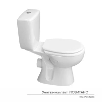 Унитаз компакт Керамин УТ-00003232 с сиденьем, цвет белый