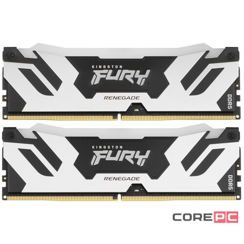 Оперативная память 32 Gb 7200 MHz Kingston FURY Renegade RGB Silver (KF572C38RSAK2-32)