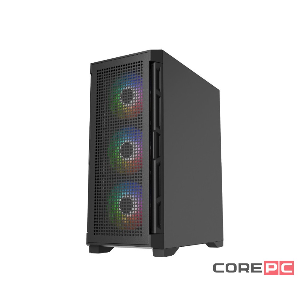 Компьютерный корпус Powercase ULTIMATE TG ARGB Black (CUB-A4)