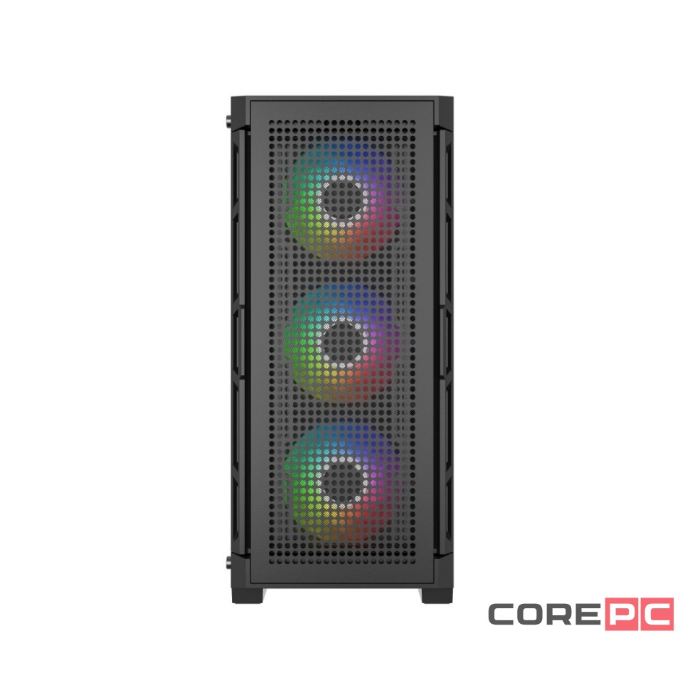 Компьютерный корпус Powercase ULTIMATE TG ARGB Black (CUB-A4)