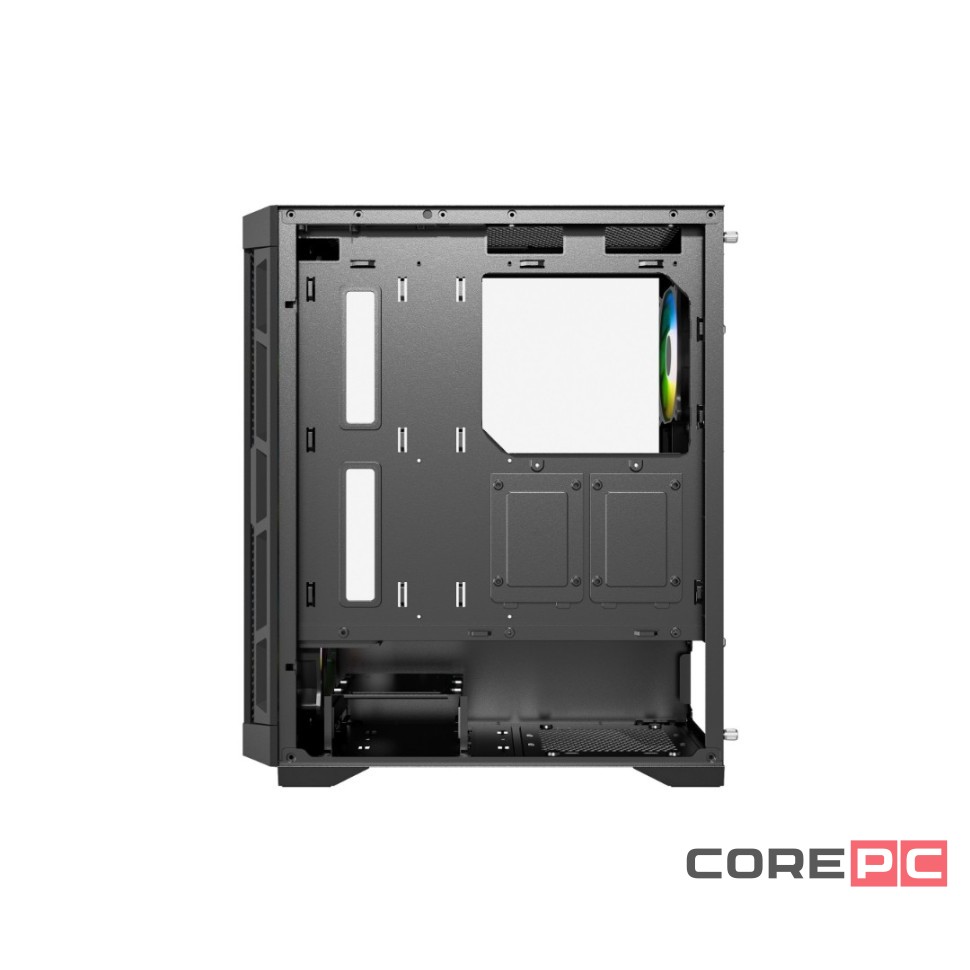 Компьютерный корпус Powercase ULTIMATE TG ARGB Black (CUB-A4)