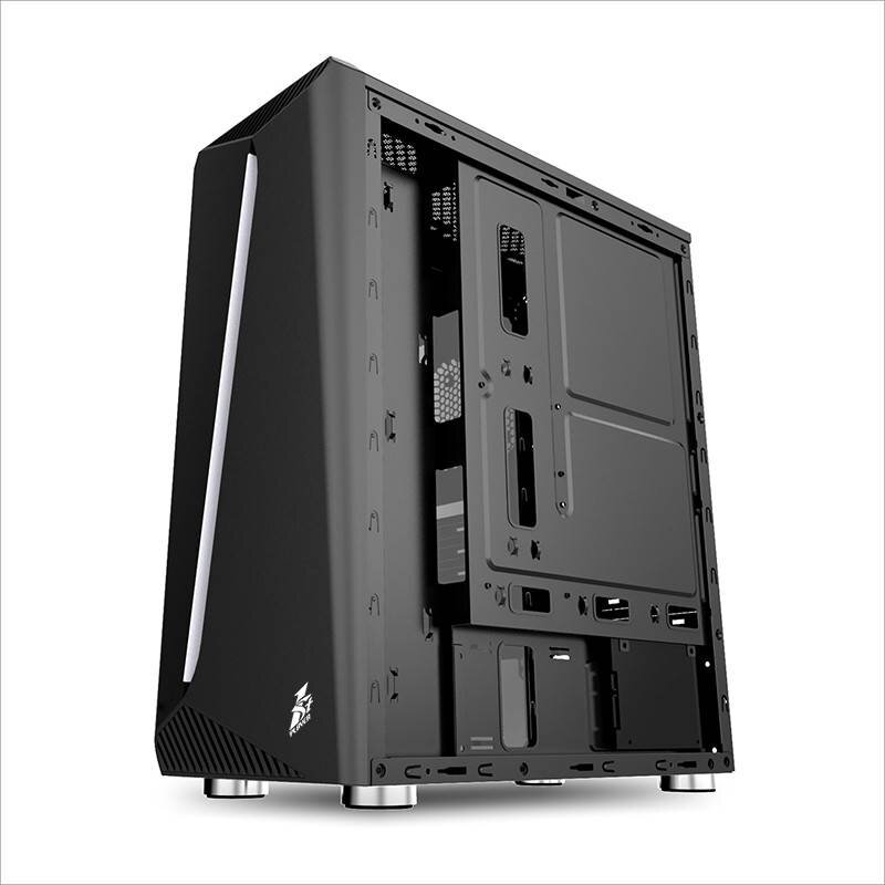 Компьютерный корпус 1STPLAYER RAINBOW R3 Black (R3-1R1)