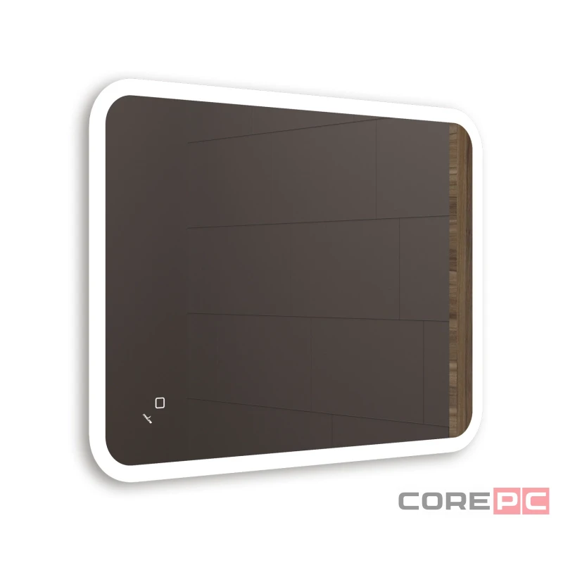 Зеркало MIXLINE Колорит ЭКОНОМ 600х800 (ШВ) сенсор выкл,светодиод подсв,универс.крепеж,без короба
