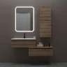 Зеркало MIXLINE Колорит ЭКОНОМ 600х800 (ШВ) сенсор выкл,светодиод подсв,универс.крепеж,без короба