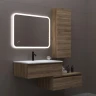 Зеркало MIXLINE Колорит ЭКОНОМ 600х800 (ШВ) сенсор выкл,светодиод подсв,универс.крепеж,без короба