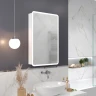 Зеркальный шкаф MIXLINE Сканди 500х800 (ШВ) универсал., сенсорный выкл., светодиодная подсветка