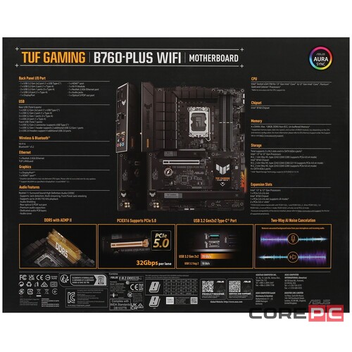 Материнская плата ASUS TUF GAMING B760-PLUS WIFI 90MB1ER0-M1EAY0