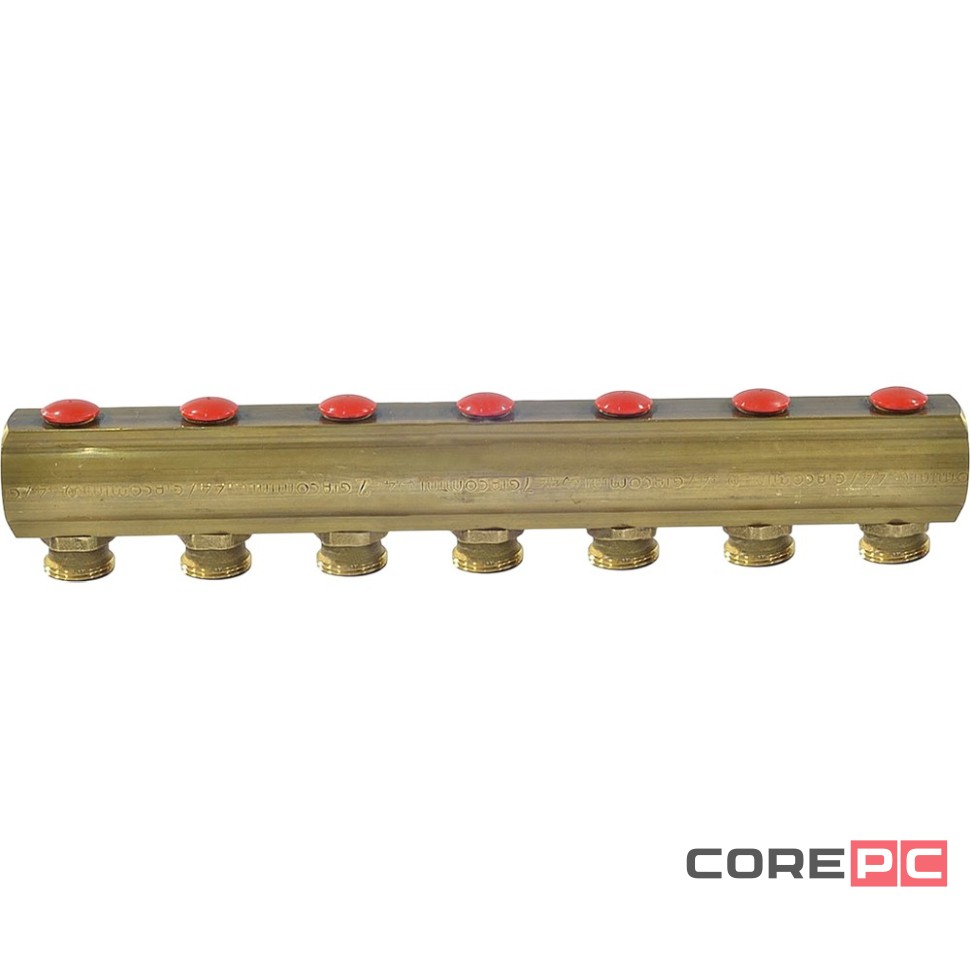 Коллектор Giacomini с отсечными клапанами 1quot; x 3/4quot;E /7, R553SY047